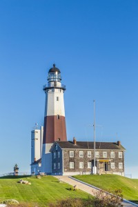 Der Leuchtturm markiert „das Ende“ der Hamptons im Osten.